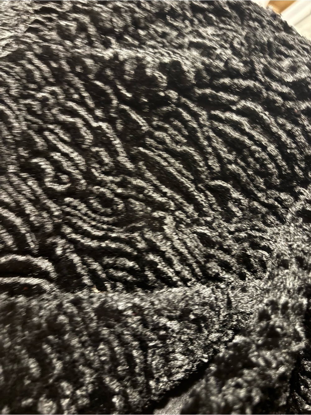 Kate Hill Black Faux-Fur Petite Jacket - Picture 12 of 13